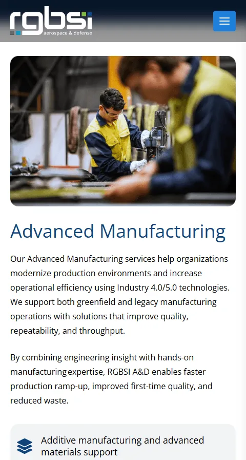 RGBSI capabilities page, full page
